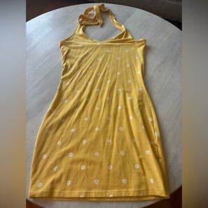 Woman’s XS SO Yellow Floral Mini Dress